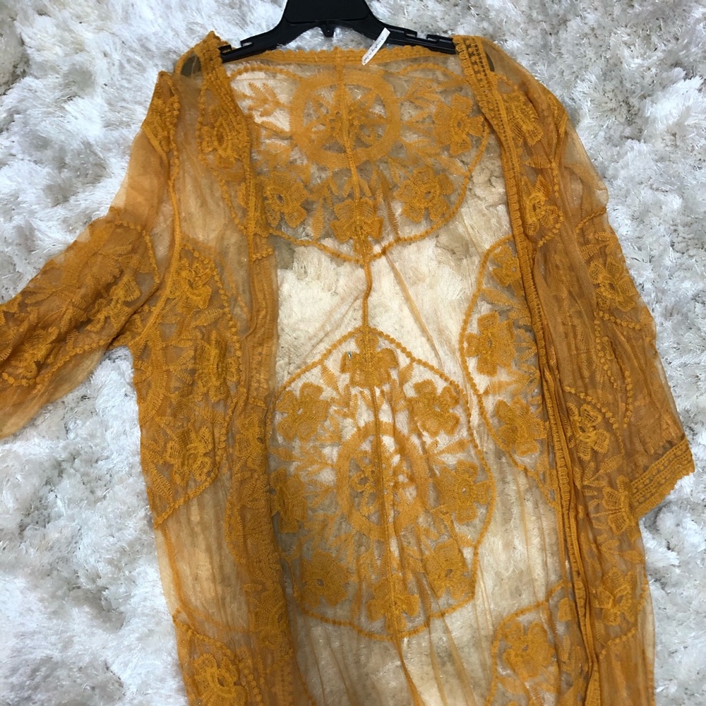Long lace Kimono
